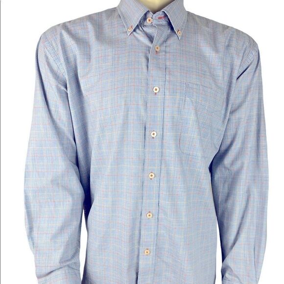 Gently Pre-Loved Condition Alan Flusser L/S Button Down Size XXL - Picture 1 of 8